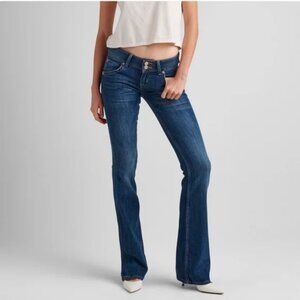 Hudson Signature Boot cut Jeans Distressed Flare Denim size 29